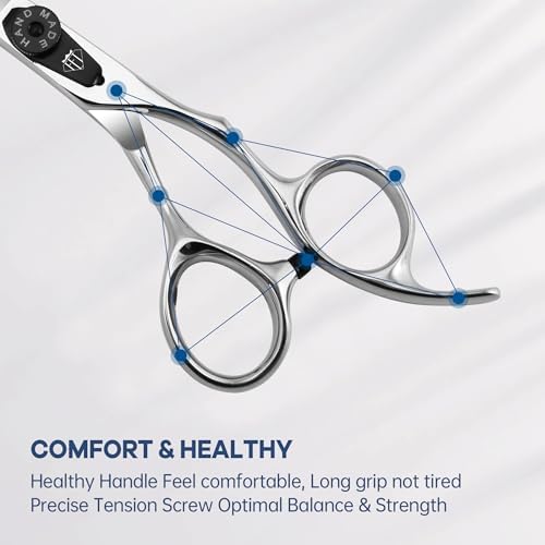 Professional Hair Cutting Scissors, 6.0 inch, Suitable for All Hair Types (SET) - Image 5