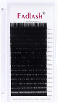 Eyelash Extensions D Curl .15 16 Rows 8-16mm Mixed Tray Faux Mink Lash Extension Supplies False Eye Lashes Single Individual by FADLASH (16 Rows 0.15 D Mix 8-16mm) by FADLASH