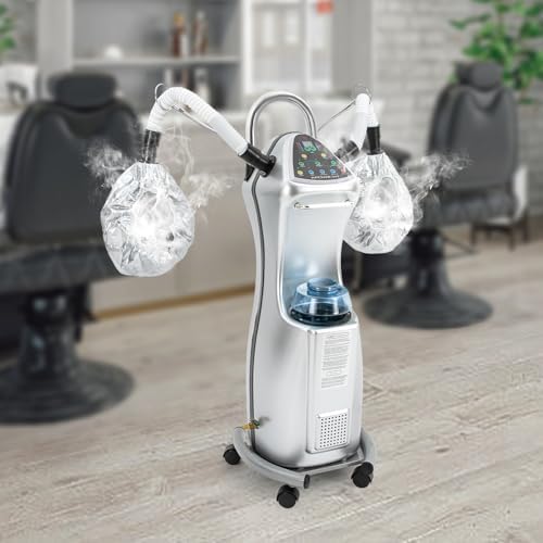 650W Standing Hair Steamer, Multifunctional Stand up Hair Color Processor, Professional Hooded Heating Steam Cap Hair Processor for Spa Home Use (650W) - Image 3