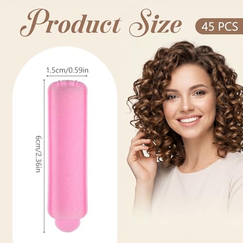 42 Pcs Foam Hair Rollers Sponge Curler Tool Hair Styling Soft Sleeping Thin Curl Flexible Curlers to Sleep In for Women Overnight Hairdressing Heatless - Image 2