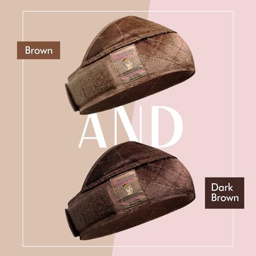 Dreamlover Wig Grip, Extended Grip Coverage Headband for Half Wig, Brown - Image 5