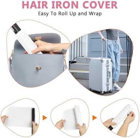 Larger Size Silicone Heat Resistant Mat for Hair Tools(12" x 9") - Image 6