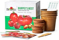 Burpee Best Starter Kit, SuperSauce, Fourth of July, Shimmer & Steakhouse, 4 Tomato Seed Packets, 4 Pots, 4 Coir Pellets & 4 Plant Markers by Burpee