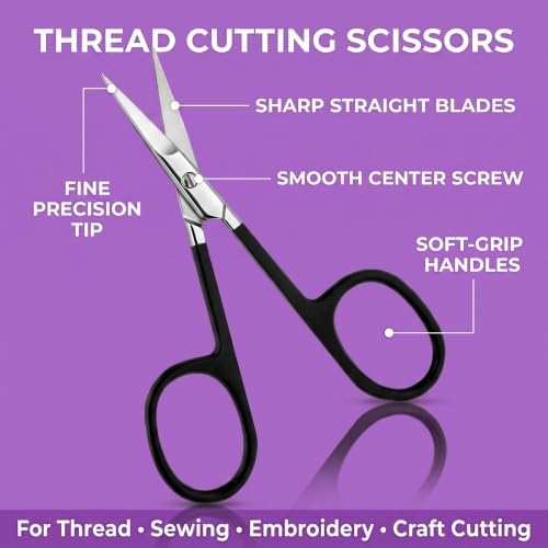 My Hair Tools Hair Extension Tools Set Scissor, Clips and Sew-In Needle - Image 2