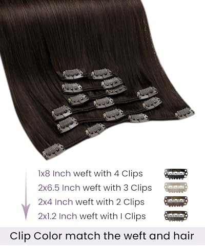 LaaVoo Clip In Hair Extensions, For Vacation, 24 Inch - Image 3