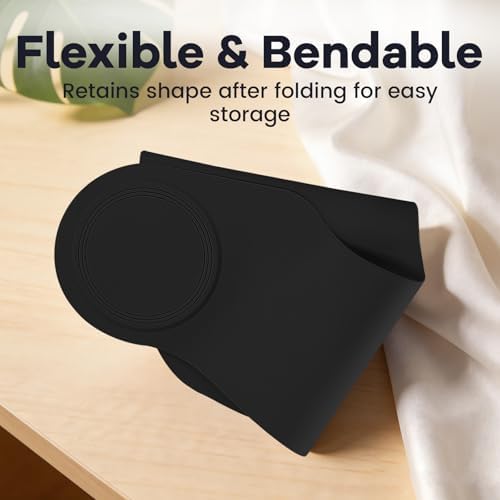 Wokyo Silicone Hair Cutting Collar, Non-slip Hair Cutting Mat Haircut Cape Catcher Neck Wrap Guard Neck Fitting Accessories - Image 5