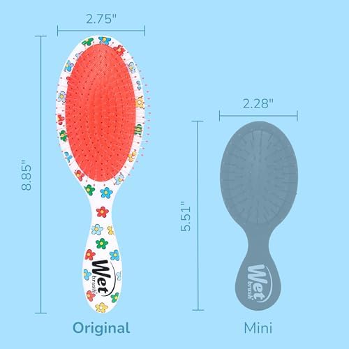 Wet Brush Disney Winnie The Pooh Original Detangler Hair Brush, Flexible Bristles Gently Detangle All Hair Types, Works on Wet or Dry Strands, Ergonomic Handle, Reduces Breakage, Hunny Pooh - Image 4