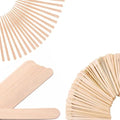 Mibly 3 Style 150 Pcs Assorted Wooden Wax Sticks for Body Legs Face and Small Medium Large Sizes Eyebrow Waxing Applicator Spatulas for Hair Removal or Wood Craft Sticks by MIBLY