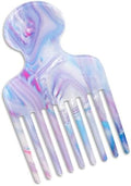 Hair Picks for Curly Wide Tooth Comb for Curls Hair Picks Comb for Women Purple Blue Hairs Pick for Separating Curl Lifting Pick Removes Tangled Hairs, Blue by Unknown
