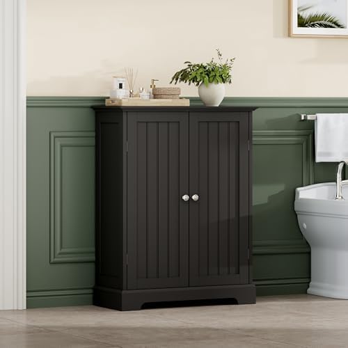 ChooChoo Bathroom Floor Cabinet with 2 Doors and Adjustable Shelves - Image 2