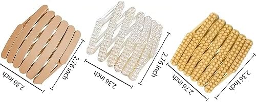3Pcs+1 Retractable Pocket Headband,No Slip Foldable Hairband with Teeth, Fashion Portable Adjustable Hair Hoop with 1 Plastic Storage Bag for Washing Makeup Travel Outdoor-2Brown1White1Organizer - Image 2