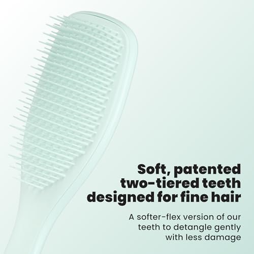 Tangle Teezer Fine Ultimate Detangler Brush for Fine Hair, Ice Blue - Image 2