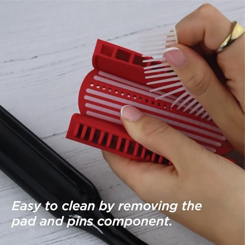 Denman D3 Original Curl Definer & Styler, Curly Hair Brush for Women & Men – 7 Row Detangling & Curl Defining Brush for Smooth Defined Curls - a precision Styling Brush for straight hair - Image 6