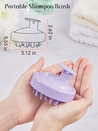 HEETA Scalp Massager Hair Scrubber Shampoo Brush Exfoliator for Hair Growth - Image 5