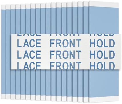 Sunshine Tape Premium Blue Liner Lace Front Hold Wig Tape | 72pcs | Double Sided Adhesive Tape for Toupee | Strong Hold Waterproof Strips | Made in USA (72, 1" Straight) by SunshineTapeProducts