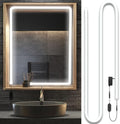 LED Vanity Mirror Lights, Hollywood Style Makeup Lighting, 6.6FT/6000K/Dimmable/12V Adapter/Self-Adhesive Strip Lights for Mirror, Lighting for Makeup Table & Bathroom by ColorfulNightsCantbeWithoutMyCompany