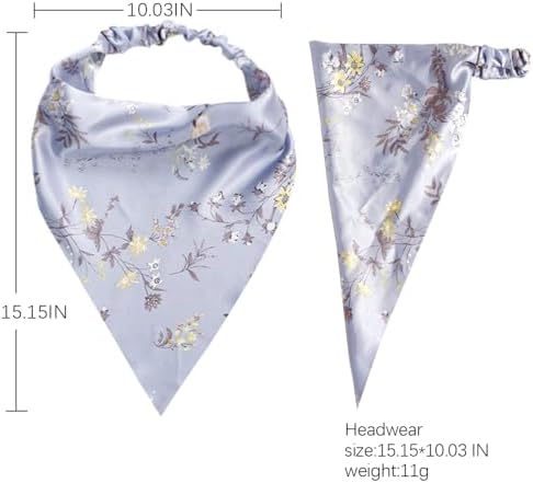 Vercret Hair Scarf Headband for Women,Boho Bandana Pretied Elastic Kerchief - Image 5