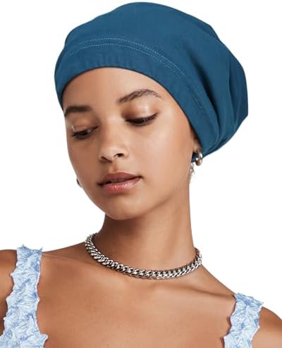 3 Size Satin Lined Sleep Caps for Braids,Dreadlocks Natural Curly Hair Adjustable - Image 3