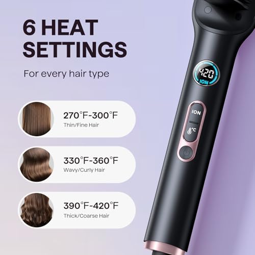 Wavytalk Hair Straightener Brush, Sleek Sweep Ionic Straightening Brush - Image 6