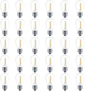 Meconard 30 Pack S14 LED Outdoor String Light Replacement Bulbs, Warm White by Meconard