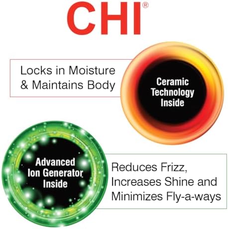 CHI 3-in-1 Round Blowout Brush, Hair Dryer for Smooth & Frizz-Free Hair - Image 5