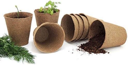 Daniel's Plants 3" Naked Pots | Natural Plantable Seed Starter Pots | OMRI-Listed Biodegradable for Seedlings | Enhanced Drainage & Aeration | Earth Friendly - Peat Free (3 Inch Round - 60 Pack) - Image 5