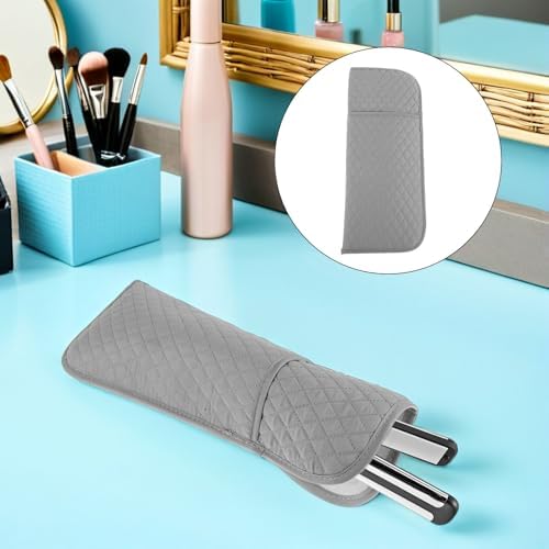 STOBAZA Heat Resistant Hair Stylist Tool Organizer Pouch with Portable Polyester Material for Travel and Home Use, Hair Straightener Carrier Bag with Safe and Organized Storage - Image 3