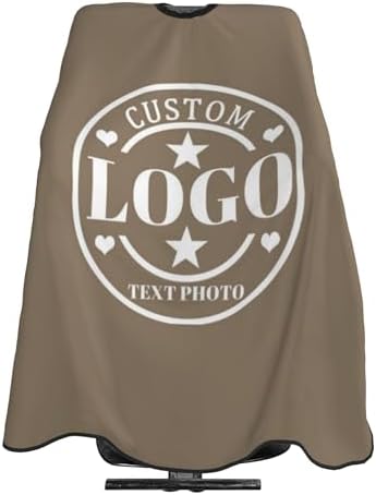 Custom Barber Cape Customized Haircut Capes Logo Text Photo Salon Hairdressing Apron for Home and Barbershop by Custom