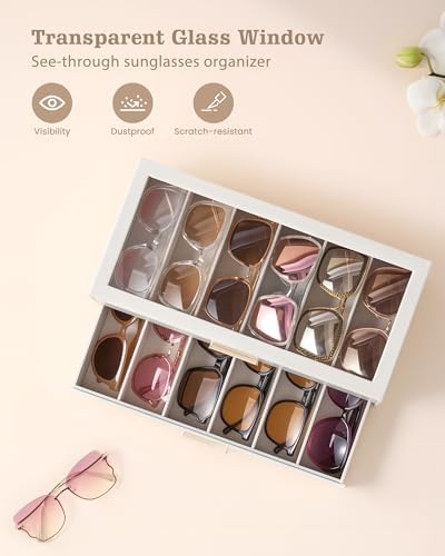 Lolalet Sunglasses Storage Box for Women - Image 4