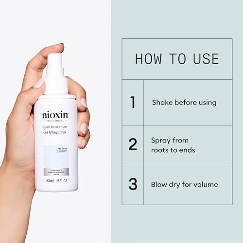 NIOXIN Density Defend Styling Root Lifting Spray | Hair Thickening Spray | Texturizes and Volumizes-| 5.1 Fl oz.,(Pack of 2) - Image 6