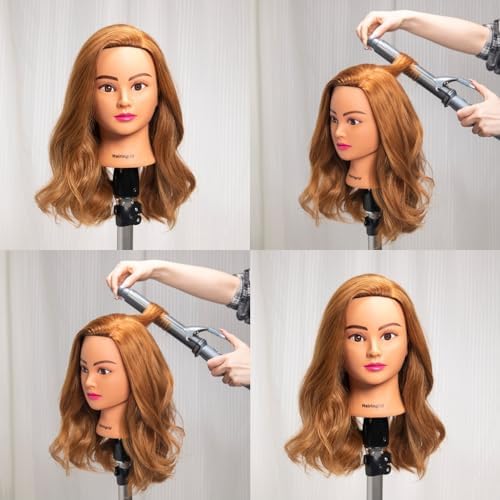 Hairingrid Mannequin Head 20"-22" 100% Human Hair Training Manikin Head - Image 5