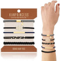 KANPRINCESS 5Pcs Boho Hair Tie Bracelet, Elastic Ponytail Bands for Women by KANPRINCESS