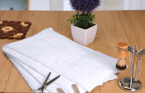 Utopia Towels Salon Towels, Pack of 12, 16x27 in, 100% Cotton, White - Image 5