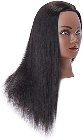 Hairingrid Mannequin Head 20"-22" 100% Human Hair Training Manikin Head - Image 2