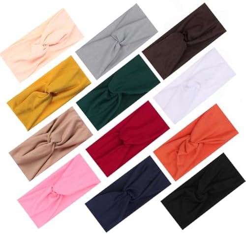 Kachanaa 12 Pack Headbands for Women,Elastic Headbands Non Slip Workout Yoga Sport Hair Bands for Women’s Hair Accessories by Kachanaa