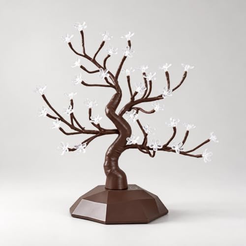 Clear Cherry Blossom Tree Lights with Brown Branches - Image 2