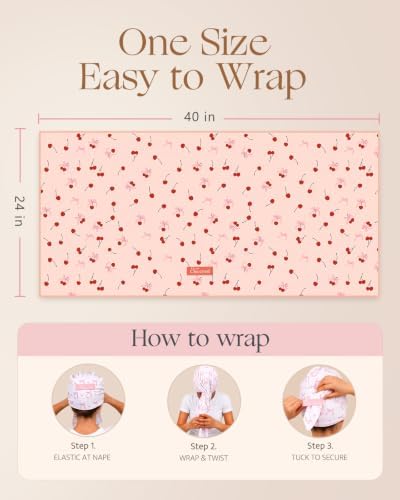 Ultra Absorbent XL Microfiber Hair Towel Wrap for Women & Girls - Image 5