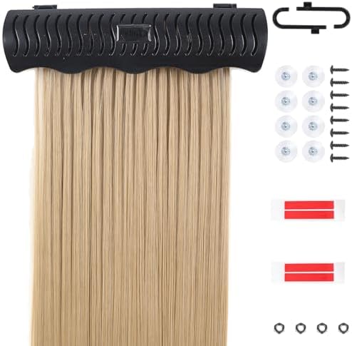Hair Extension Holder holder for Washing,Styling, Packing and Storing,Hair Extension Holder holder for salons,bathrooms, beauty shops, cloakrooms.4 quick&easy Installation Modes With Tool. by Unknown