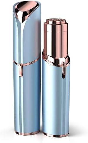 Facial Hair Remover for Women - as Seen on TV Painless Face Shaver - Electric Hair Removal Device for Face Lips Peach Fuzz with Light (Blue) by Unknown