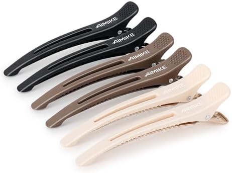 AIMIKE Neutral Hair Clips for Styling Sectioning, Duckbill Clips for Women by AIMIKE