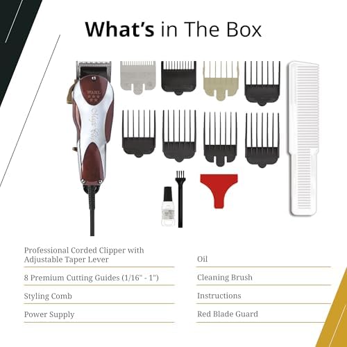 Wahl Professional 5 Star Magic Clip Corded Fade Clipper for Men,Model 8451 - Image 5