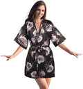 Salon Client Gown Robes Cape Hair Cutting Smock with Adjustable Tie for Hair Cutting Barber Hairstyling by YELEGAI