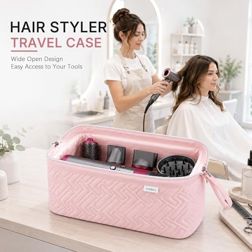 Leudes Hair Tools Travel Bag with Heat Resistant Mat for Shark Flex Style - Image 2