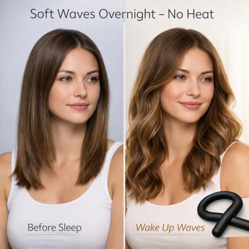 NocheSuave Heatless Hair curler Kit, Satin Heatless Curling Rod for Overnight Curls, No Heat Hair Curler for Long & Medium Hair, 1 Pack & 2 Pack Options. - Image 2