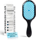 Detangling Brush,1 Pack Detangler Brush, Gentle & Effective Detangling on Wet or Dry Fragile Hair Types,Ultra-light, Detangling Brsuh ventilated and antistatic hairbrush (Blue) by Mejglrc