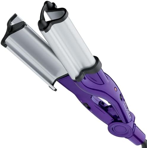 Bed Head Wave Artist Deep Waver | Combat Frizz, Get Long Lasting Results, & Add Massive Shine for Beachy Waves | With Tourmaline Ceramic Technology (Purple) by BedHead