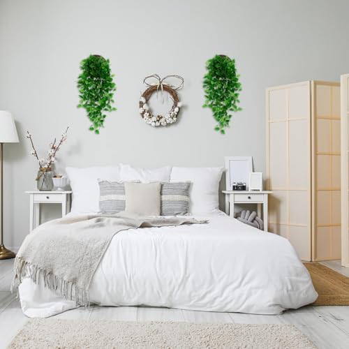 2 Artificial Hanging Vine Plants, Wall, Living Room, Indoor Outdoor Decor - Image 7