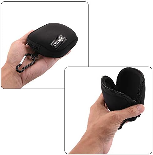 CM Pack of 2 Mini Pouch Case Bag Small Travel Storage Carrying Bag Compatible with MagSafe Power Adapter, Laptop Accessories Cables, Cords, USB Drives, Earphones - Image 5