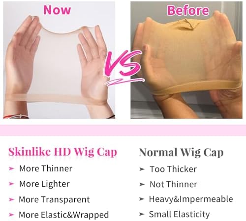 mscoco 10 Pieces Wig Caps for Women HD Wig Cap for Lace Front Wig Bald Cap for Wigs Stocking Caps for Wigs - Image 2