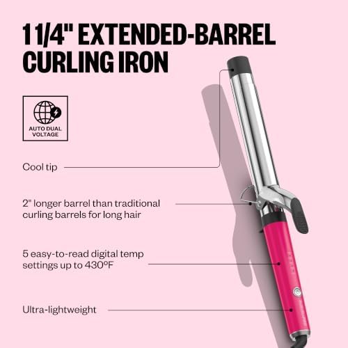 BabylissPRO Nano Titanium Professional Curling Iron with Extended/Long Barrel Perfect for Longer Hair - Image 3
